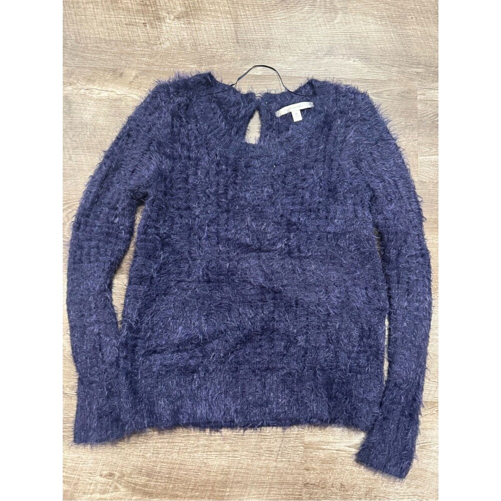 LC Lauren Conrad Fuzzy Crewneck Sweater Size Medium